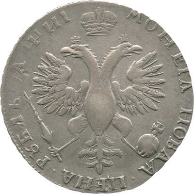 1 рубль 1718 года, OK L